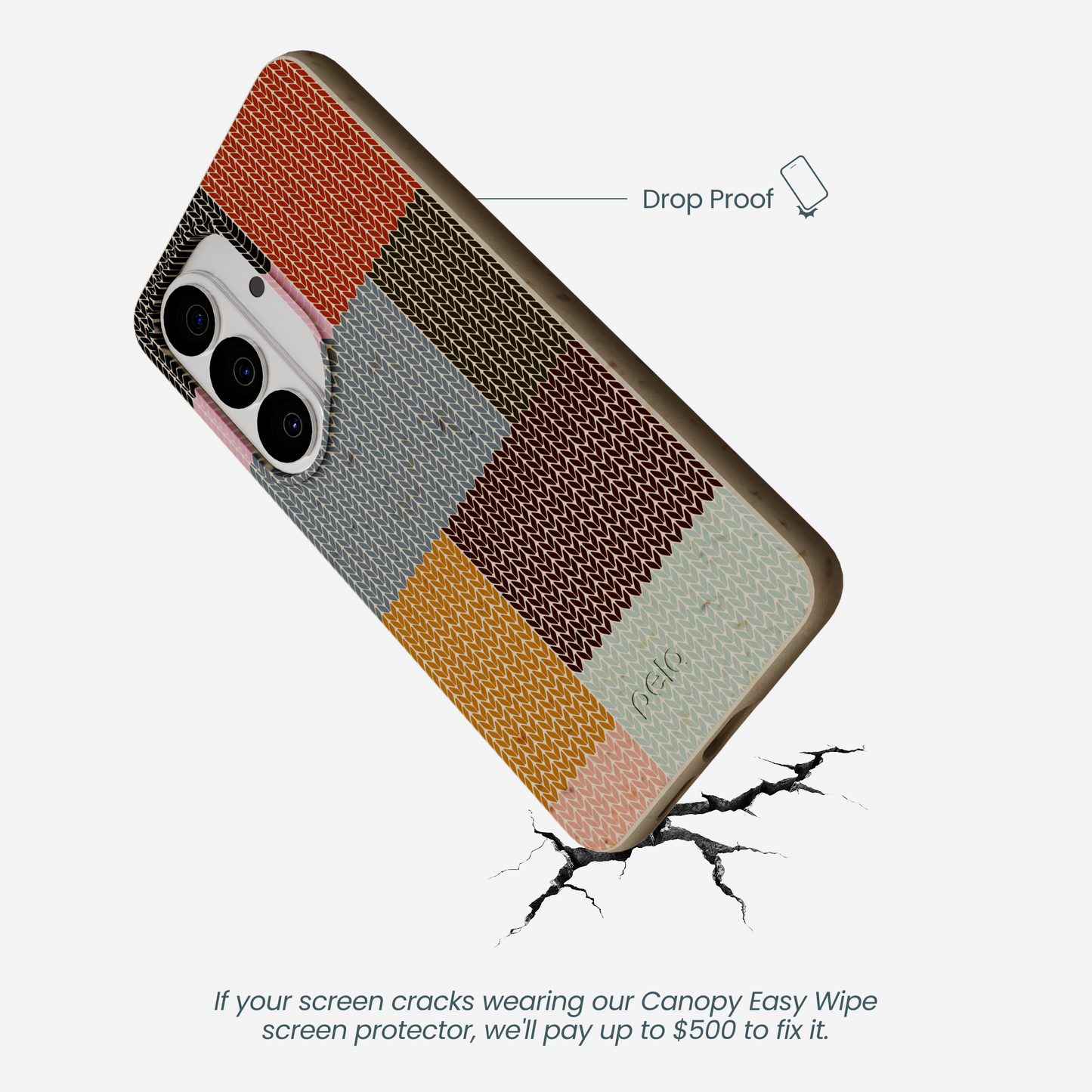 London Fog Knitted Patchwork Samsung Galaxy S26 Case