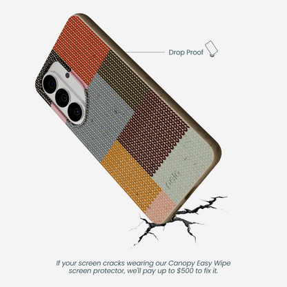 London Fog Knitted Patchwork Samsung Galaxy S26 Case