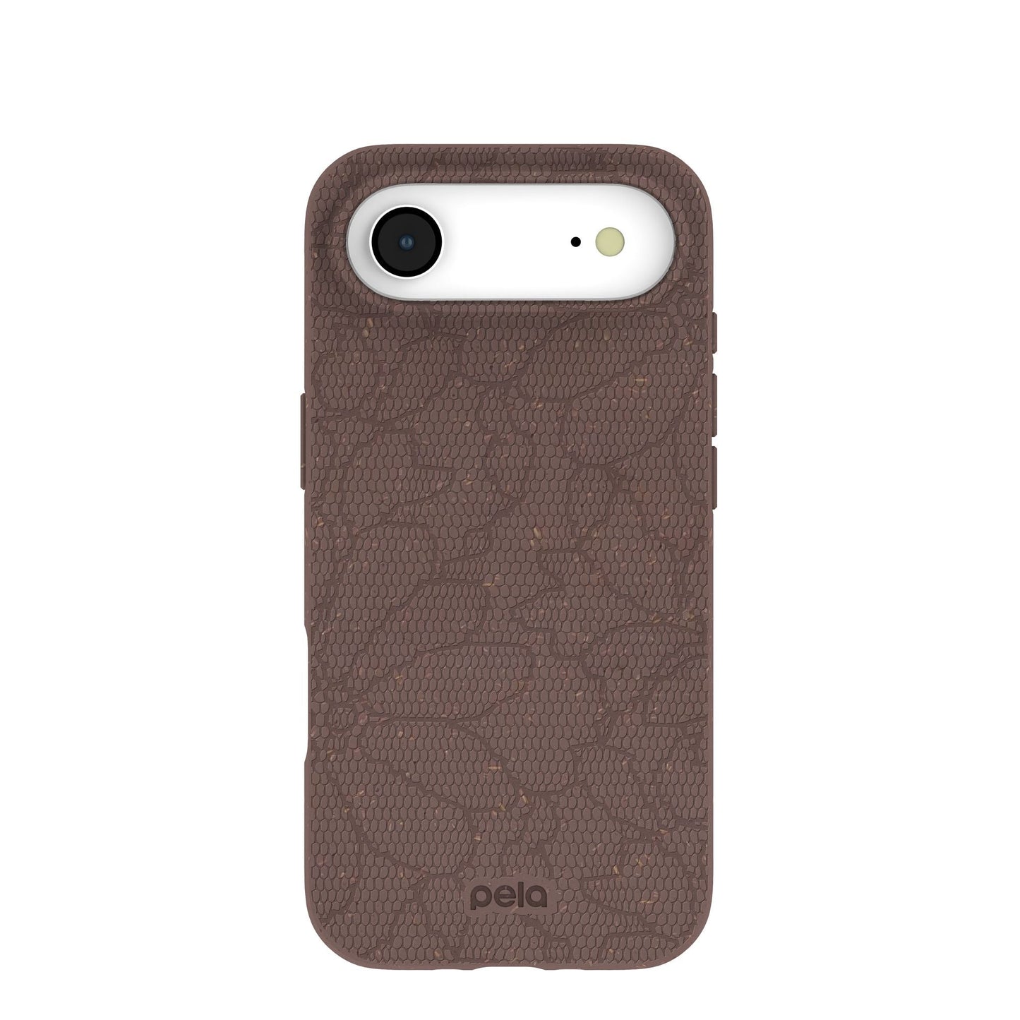 Chocolate Brown Lace Botanica iPhone Air Case