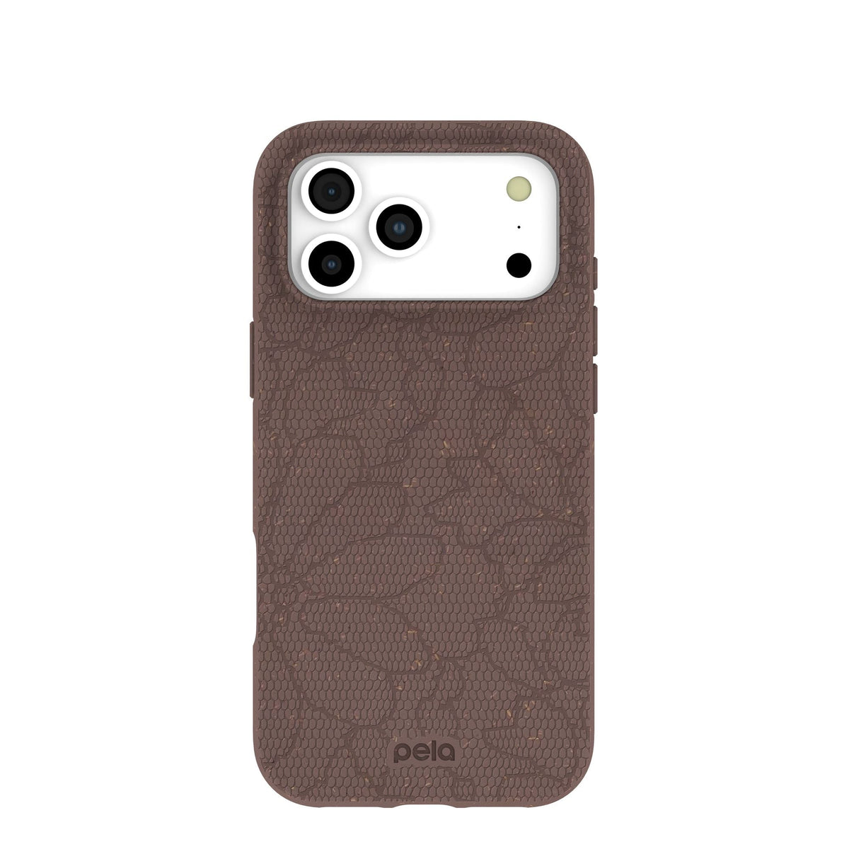 Chocolate Brown Lace Botanica iPhone 17 Pro Max Case