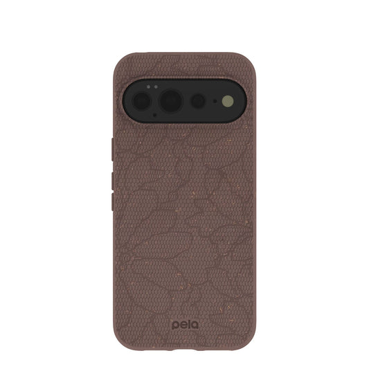Chocolate Brown Lace Botanica Google Pixel 11 Pro XL Case