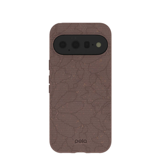 Chocolate Brown Lace Botanica Google Pixel 11 Case