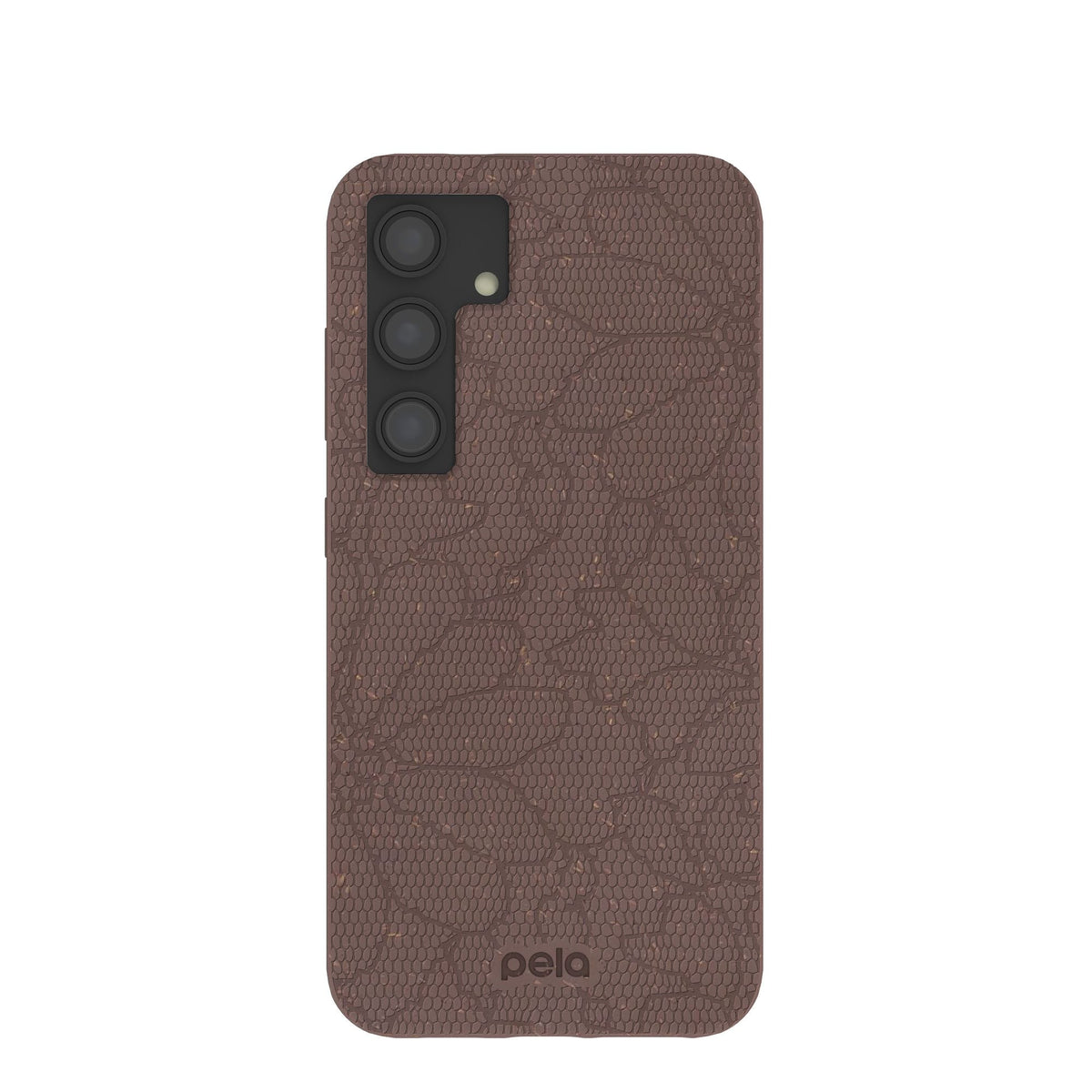 Chocolate Brown Lace Botanica Samsung Galaxy S24 Case