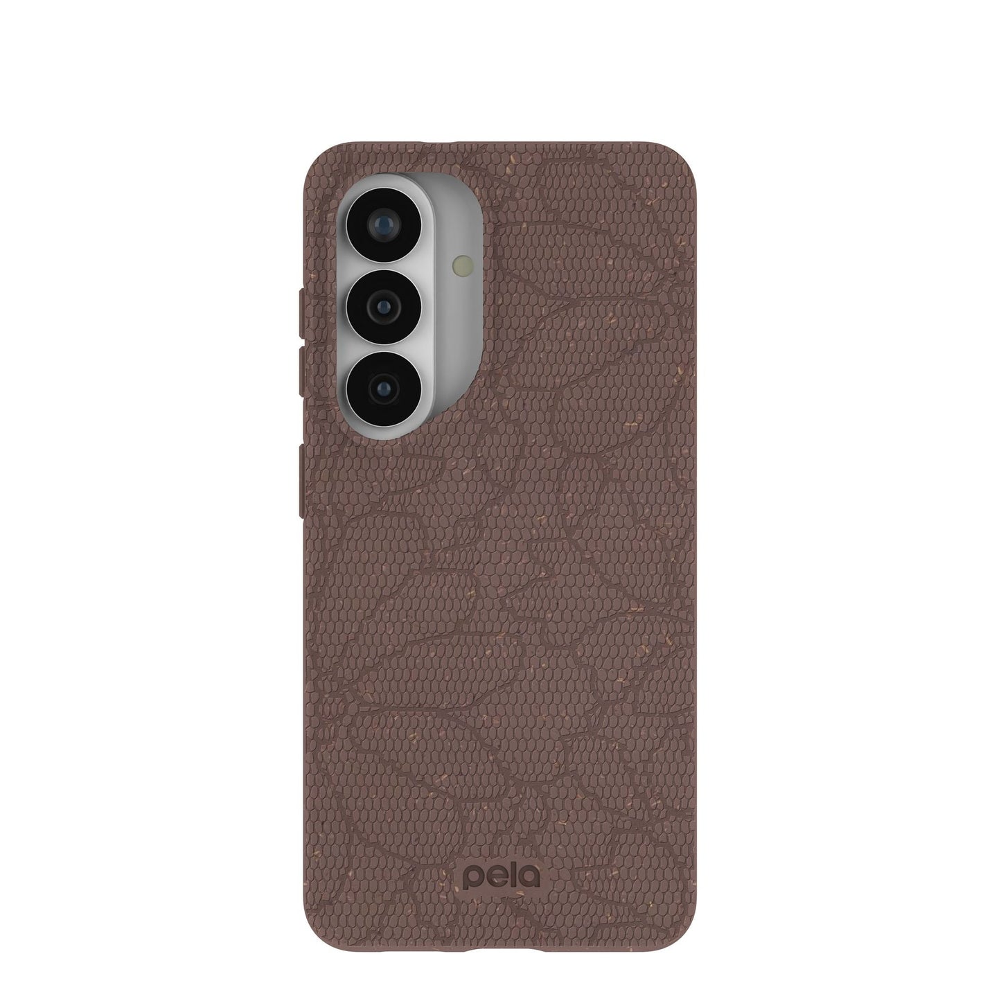 Chocolate Brown Lace Botanica Samsung Galaxy S26 Case