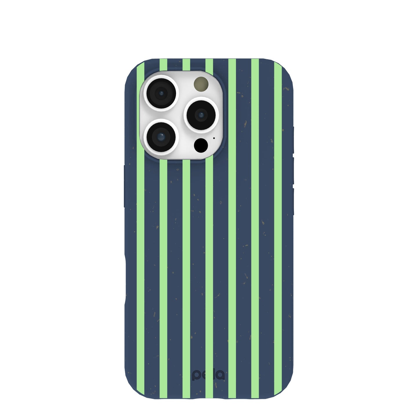 Navy Blue Laser Stripes iPhone 16 Pro Case