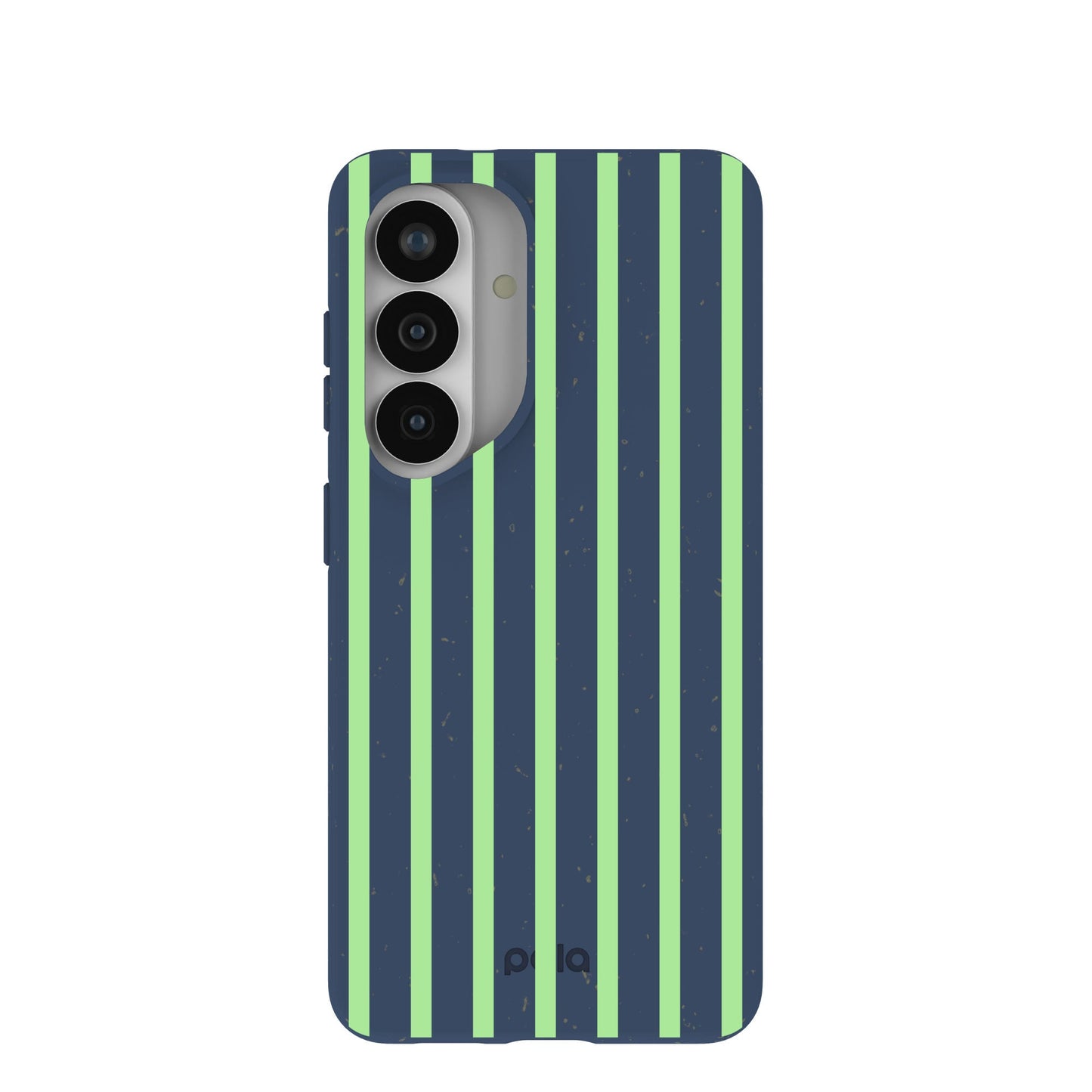 Navy Blue Laser Stripes Samsung Galaxy S26 Case