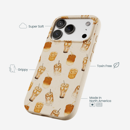 Seashell Latte Love iPhone 17 Pro Case
