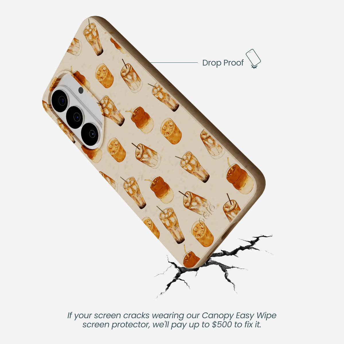 Seashell Latte Love Samsung Galaxy S26 Case
