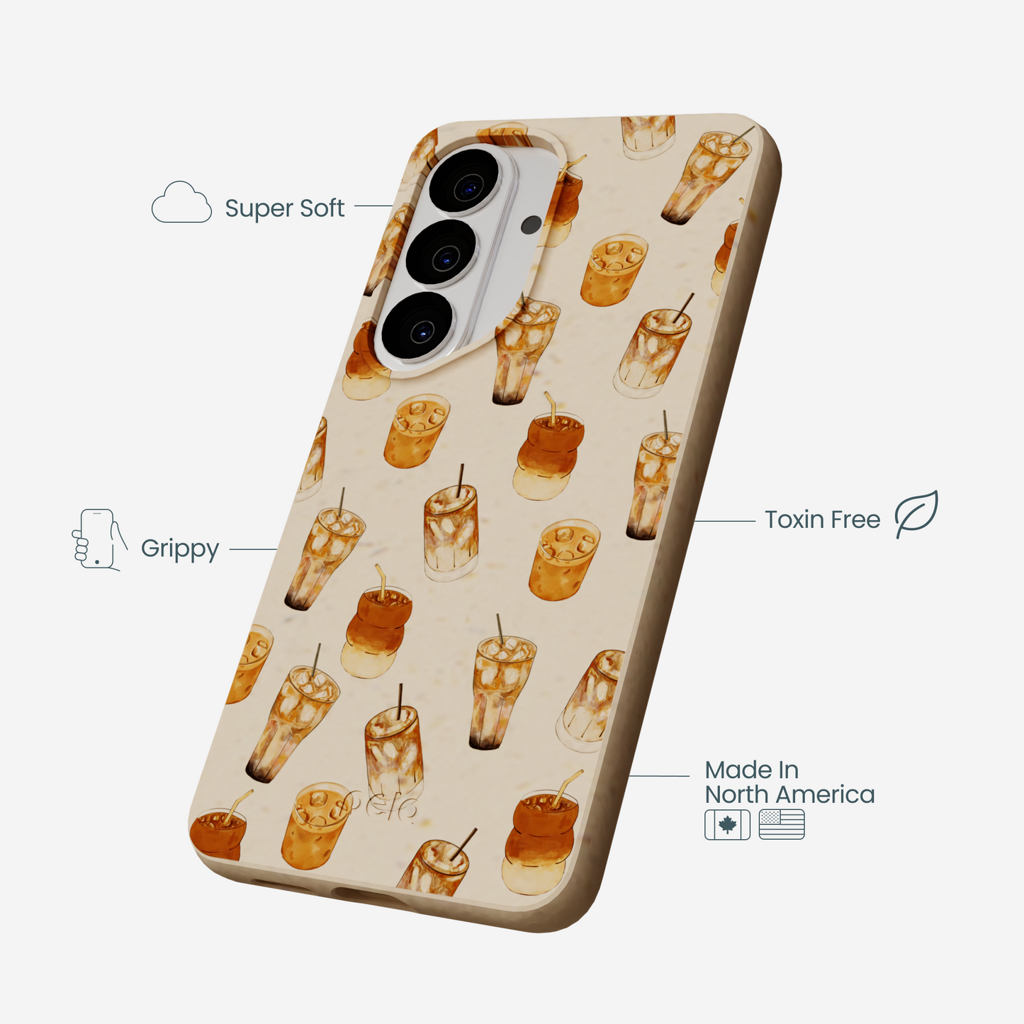 Seashell Latte Love Samsung Galaxy S26 Case