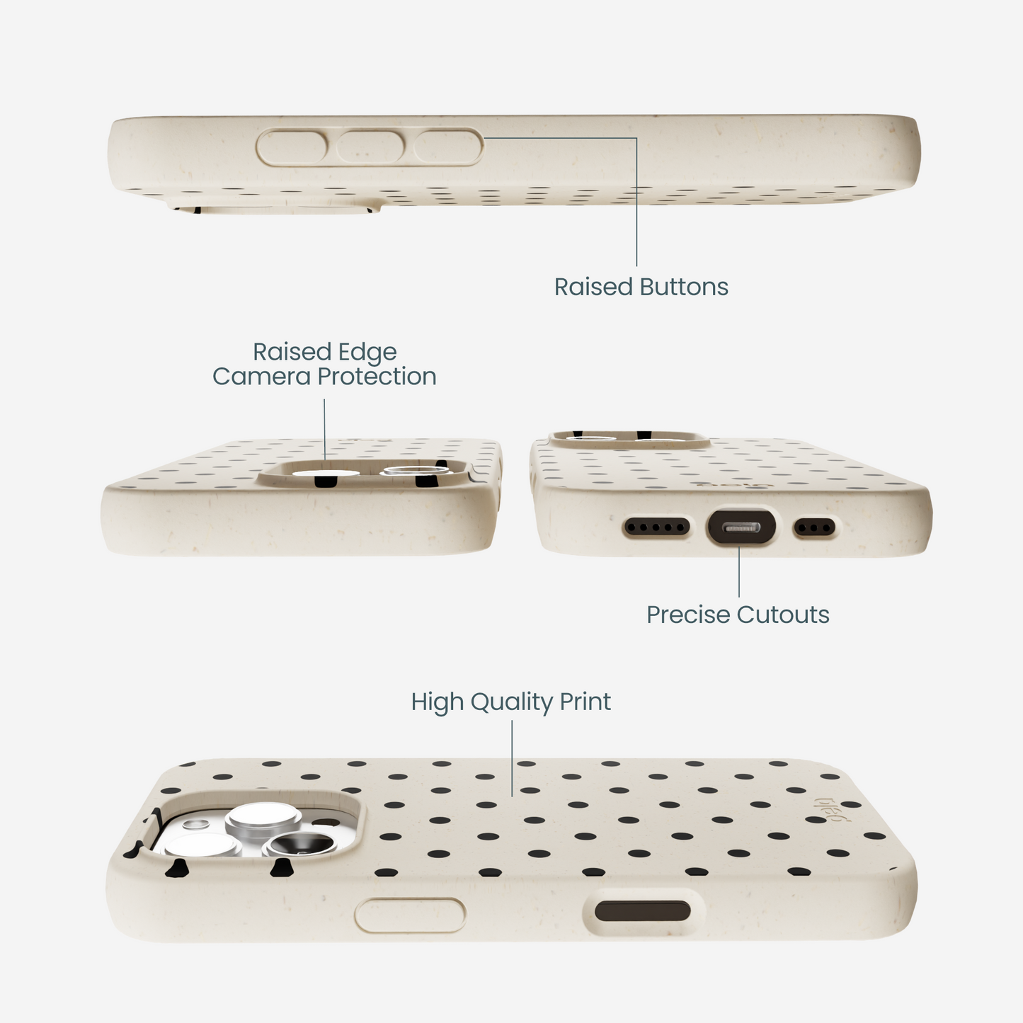 London Fog Latte Pop iPhone 16 Pro Max Case
