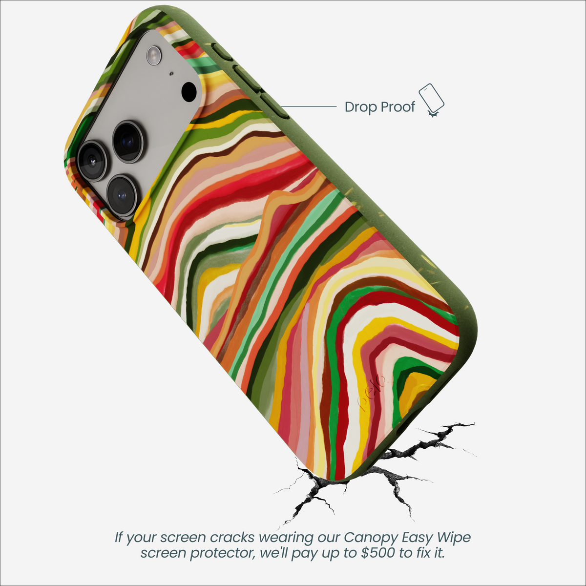 Forest Floor Layered Earth iPhone 17 Pro Max Case