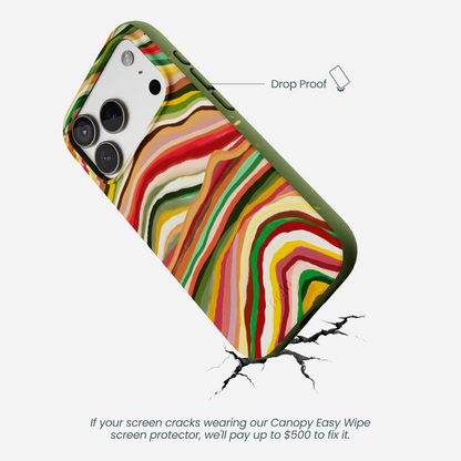 Forest Floor Layered Earth iPhone 17 Pro Case