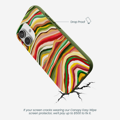 Forest Floor Layered Earth iPhone 17 Case