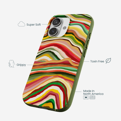 Forest Floor Layered Earth iPhone 17 Case