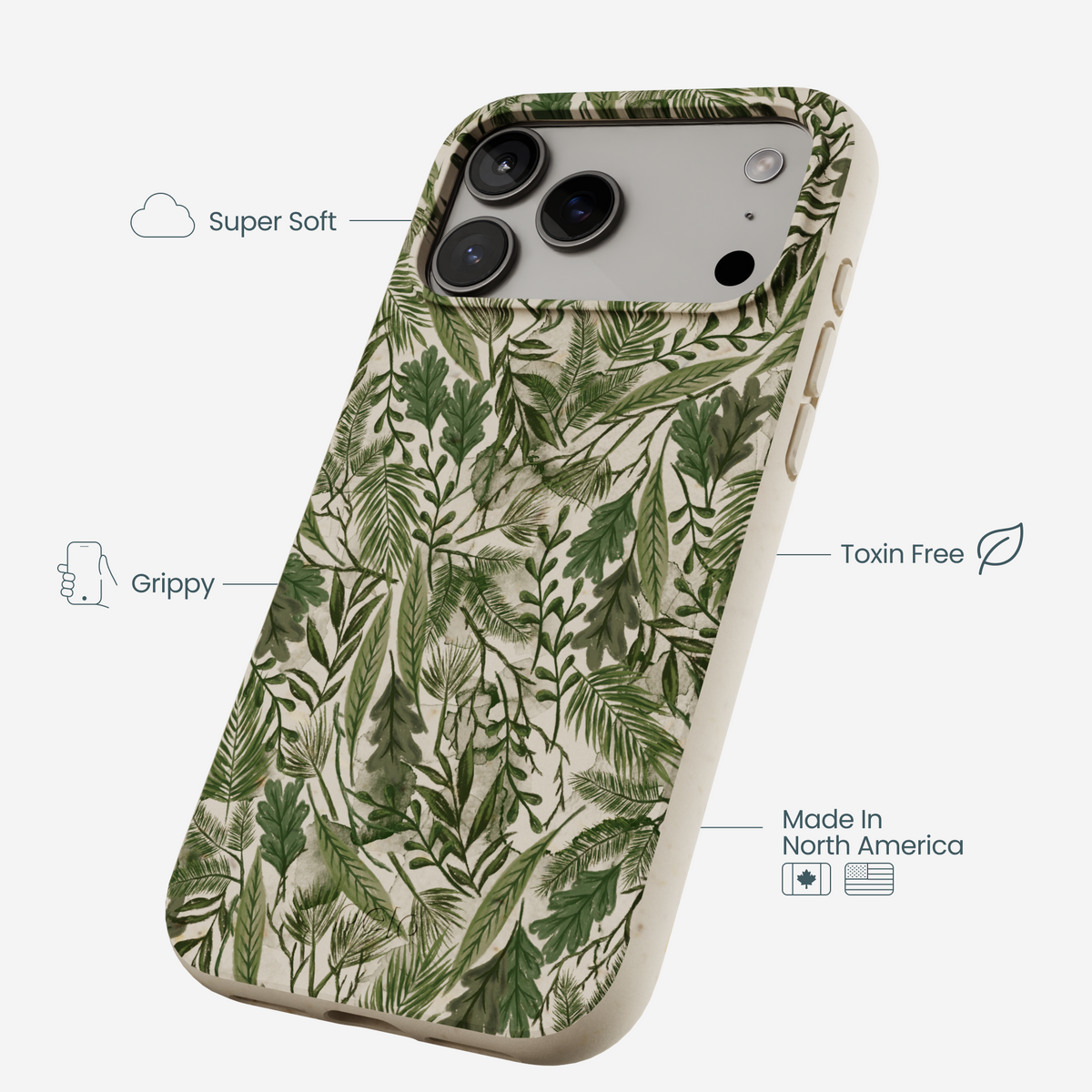 London Fog Leaf Camo iPhone 17 Pro Max Case