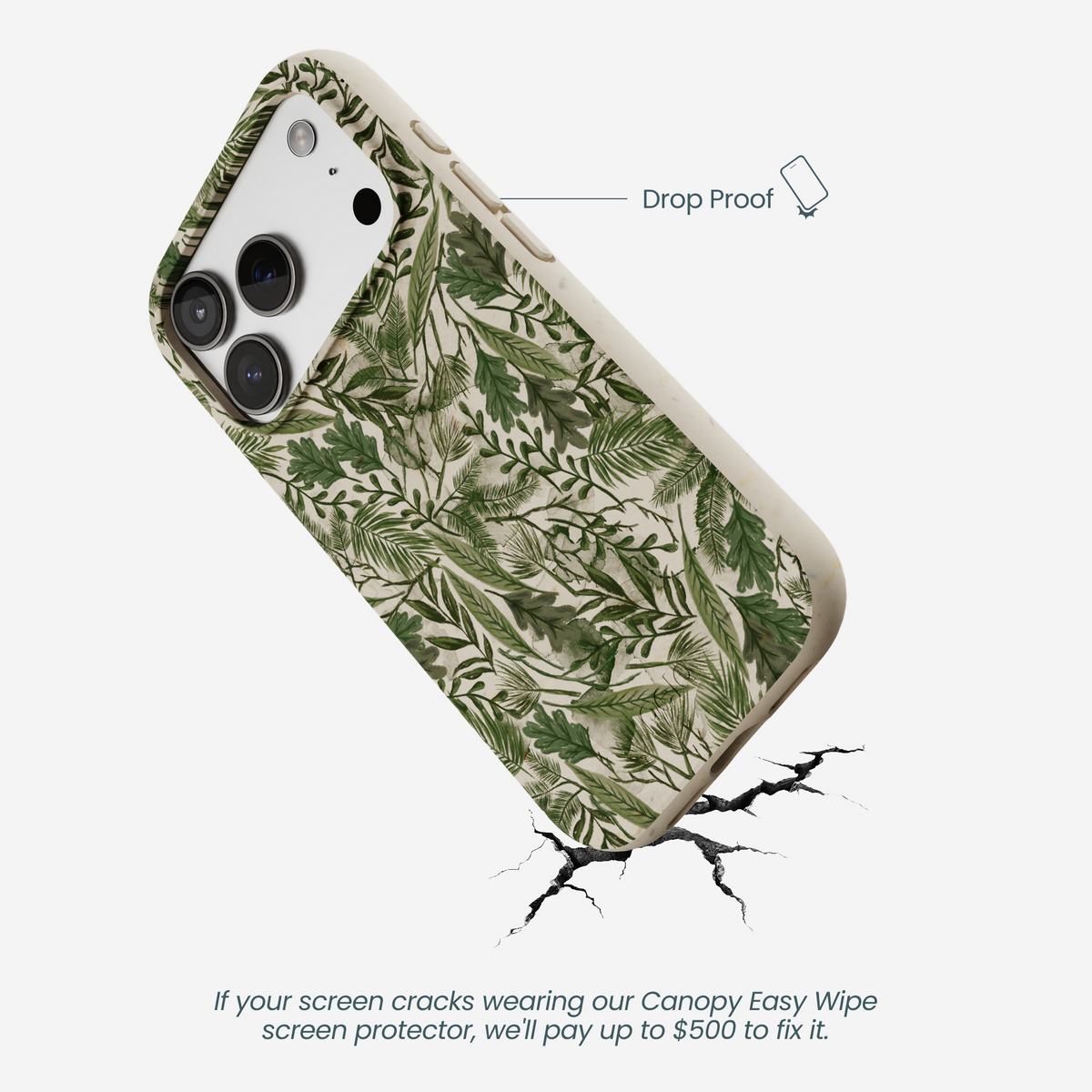 London Fog Leaf Camo iPhone 17 Pro Case