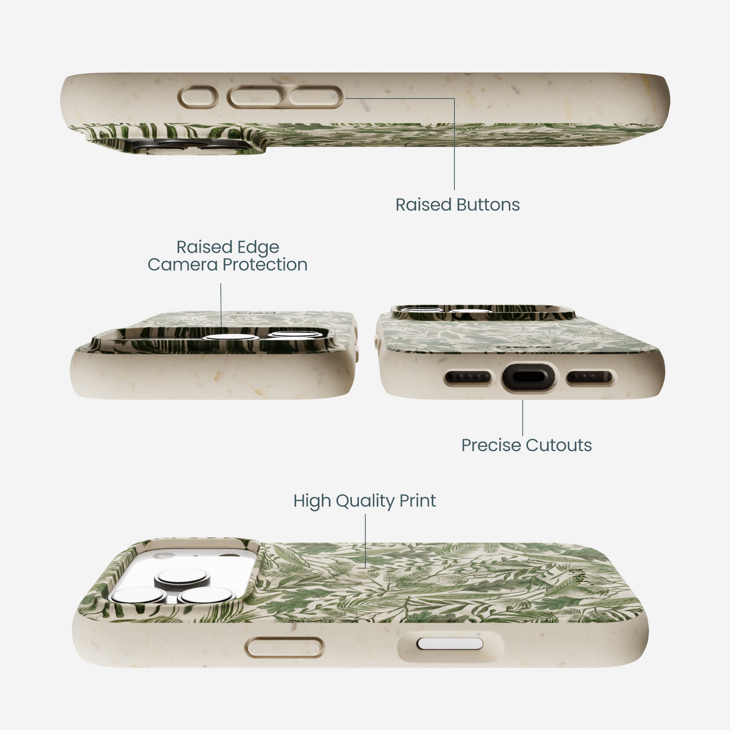 London Fog Leaf Camo iPhone 17 Pro Case