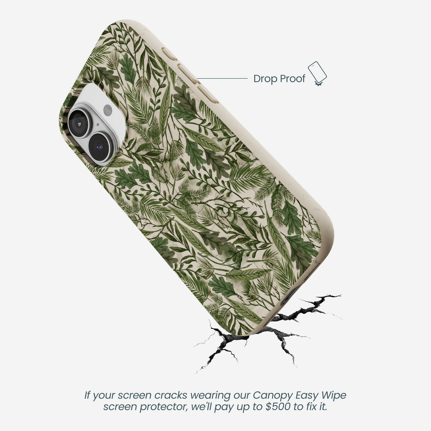 London Fog Leaf Camo iPhone 17 Case