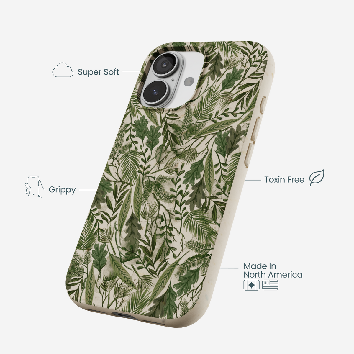 London Fog Leaf Camo iPhone 17 Case