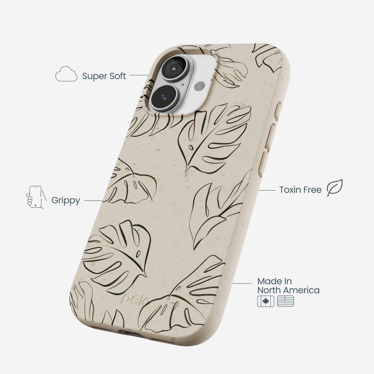 London Fog Leaf Lines iPhone 17 Case
