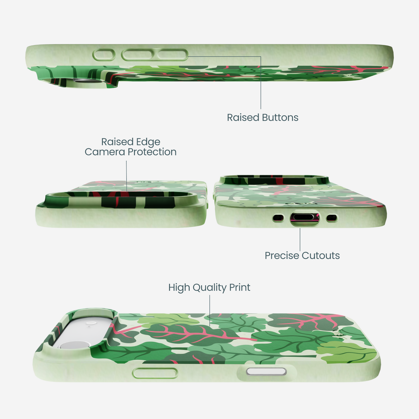 Sage Green Leafy Greens iPhone Air Case