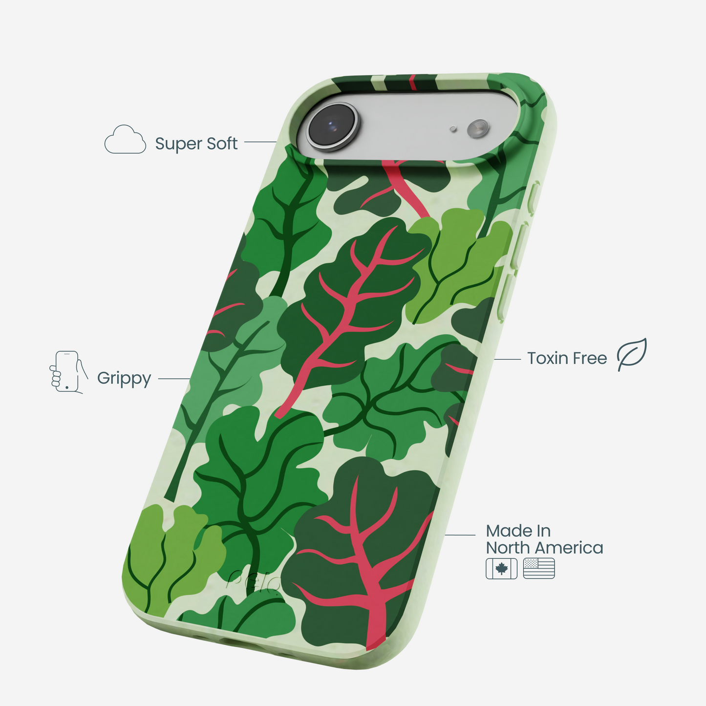Sage Green Leafy Greens iPhone Air Case
