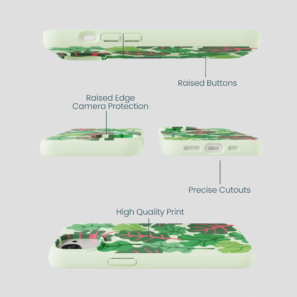 Sage Green Leafy Greens iPhone 16e/17e Case