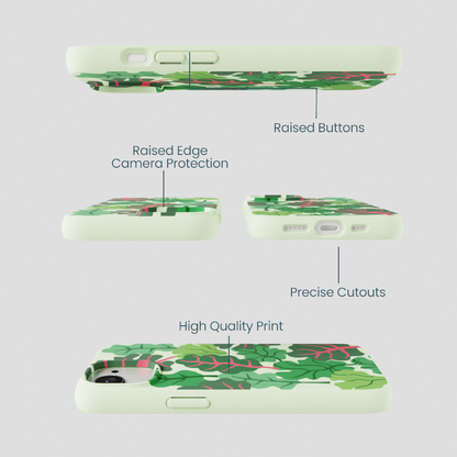 Sage Green Leafy Greens iPhone 16e/17e Case