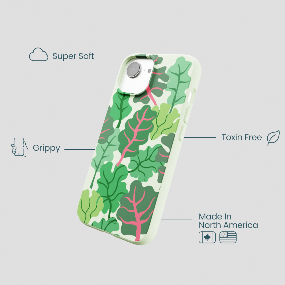 Sage Green Leafy Greens iPhone 16e/17e Case