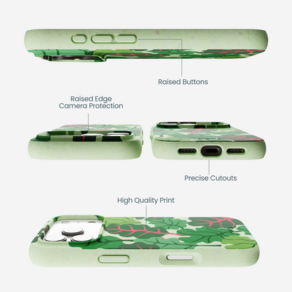 Sage Green Leafy Greens iPhone 17 Pro Case