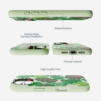 Sage Green Leafy Greens iPhone 17 Case