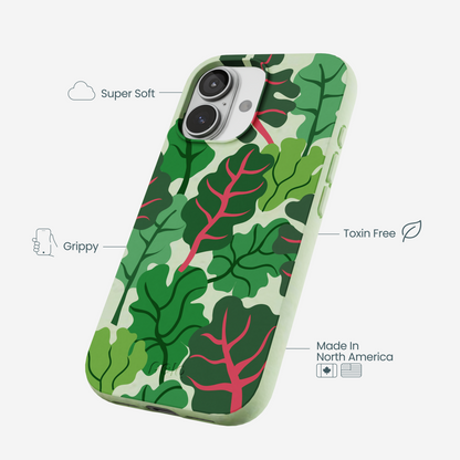 Sage Green Leafy Greens iPhone 17 Case