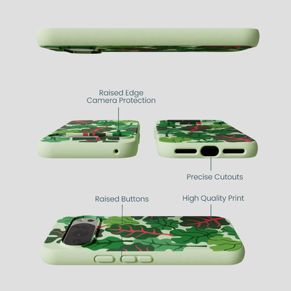 Sage Green Leafy Greens Google Pixel 10/10 Pro Case