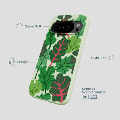 Sage Green Leafy Greens Google Pixel 10/10 Pro Case