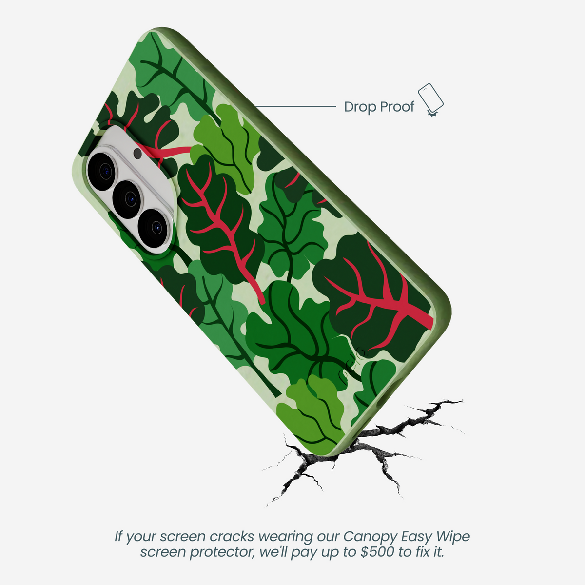 Sage Green Leafy Greens Samsung Galaxy S26 Case
