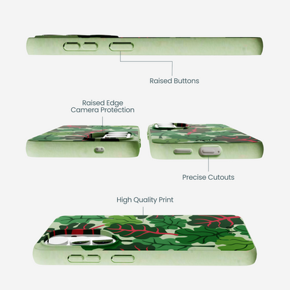 Sage Green Leafy Greens Samsung Galaxy S26 Case