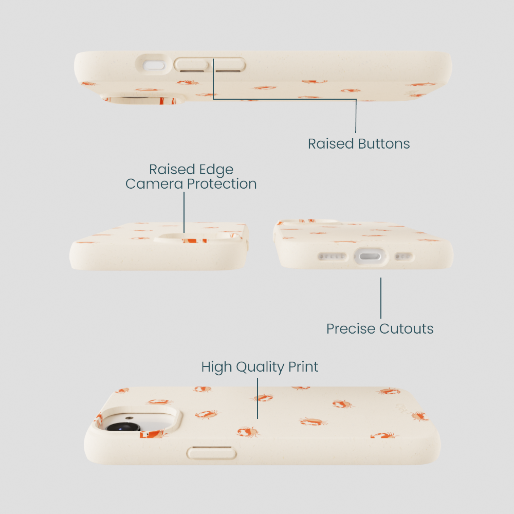 Seashell Lil Crabby iPhone 16e/17e Case