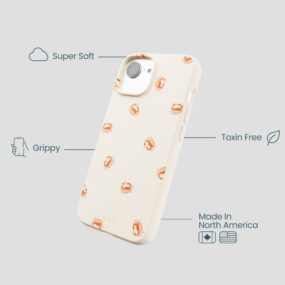 Seashell Lil Crabby iPhone 16e/17e Case