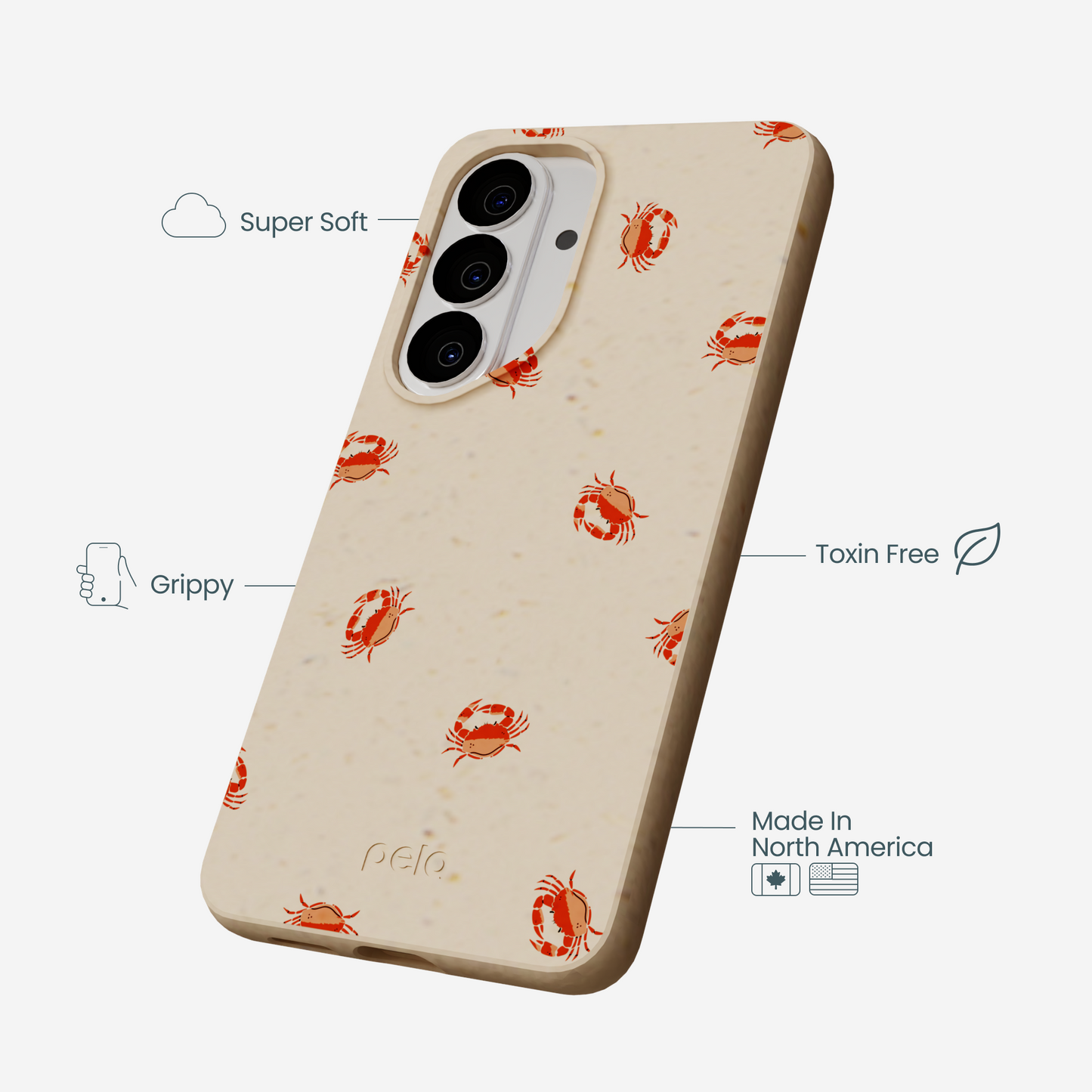 Seashell Lil Crabby Samsung Galaxy S26 Case