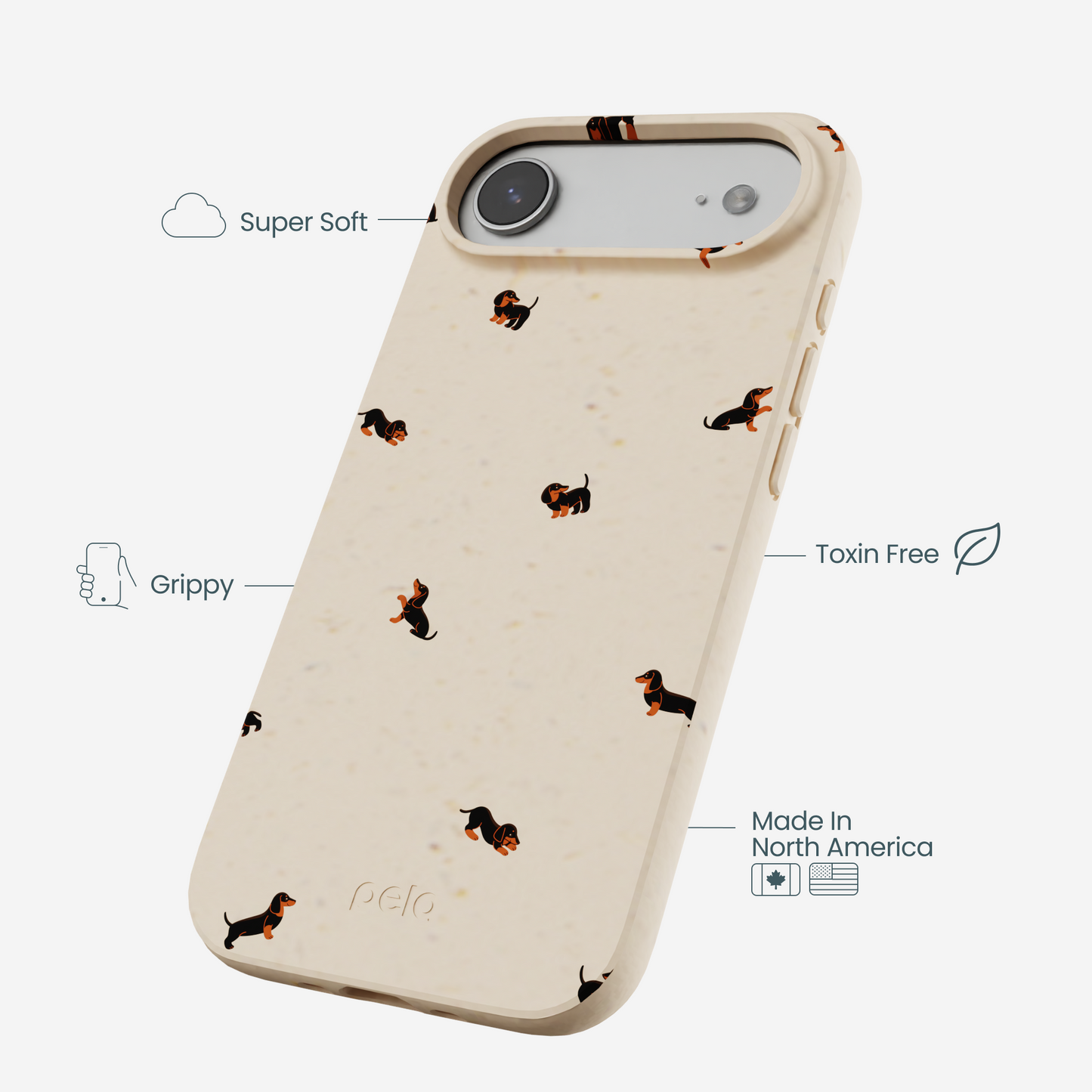Seashell Lil Dachshunds iPhone Air Case