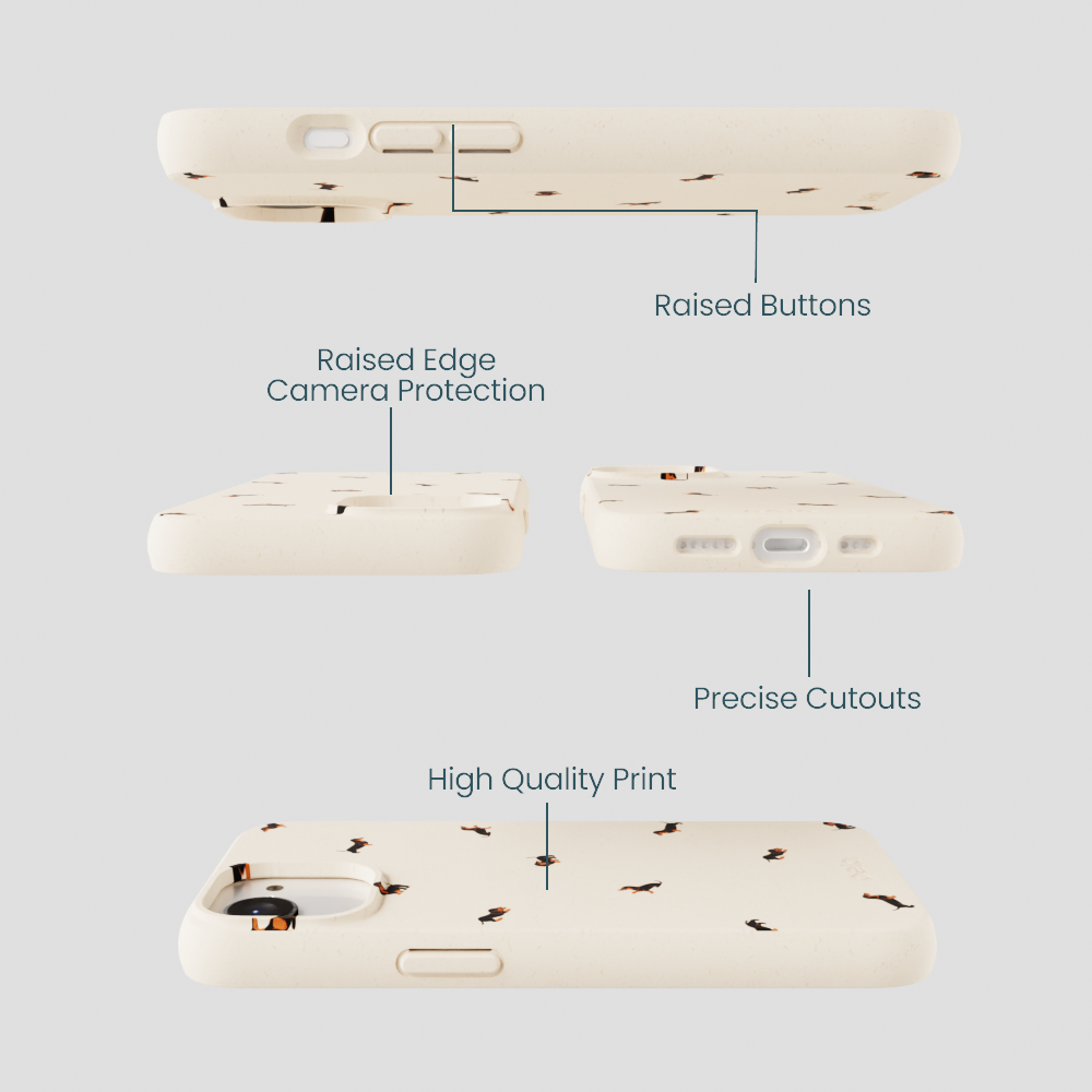 Seashell Lil Dachshunds iPhone 16e/17e Case