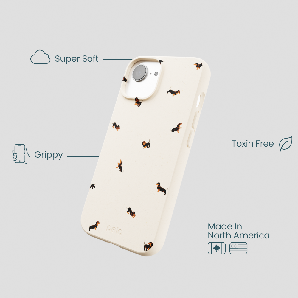 Seashell Lil Dachshunds iPhone 16e/17e Case