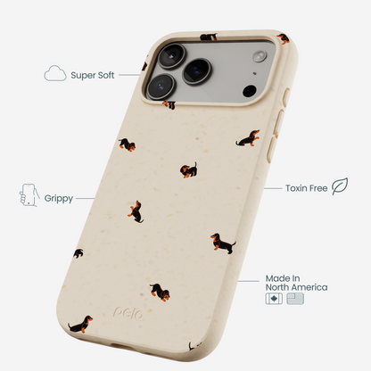 Seashell Lil Dachshunds iPhone 17 Pro Max Case