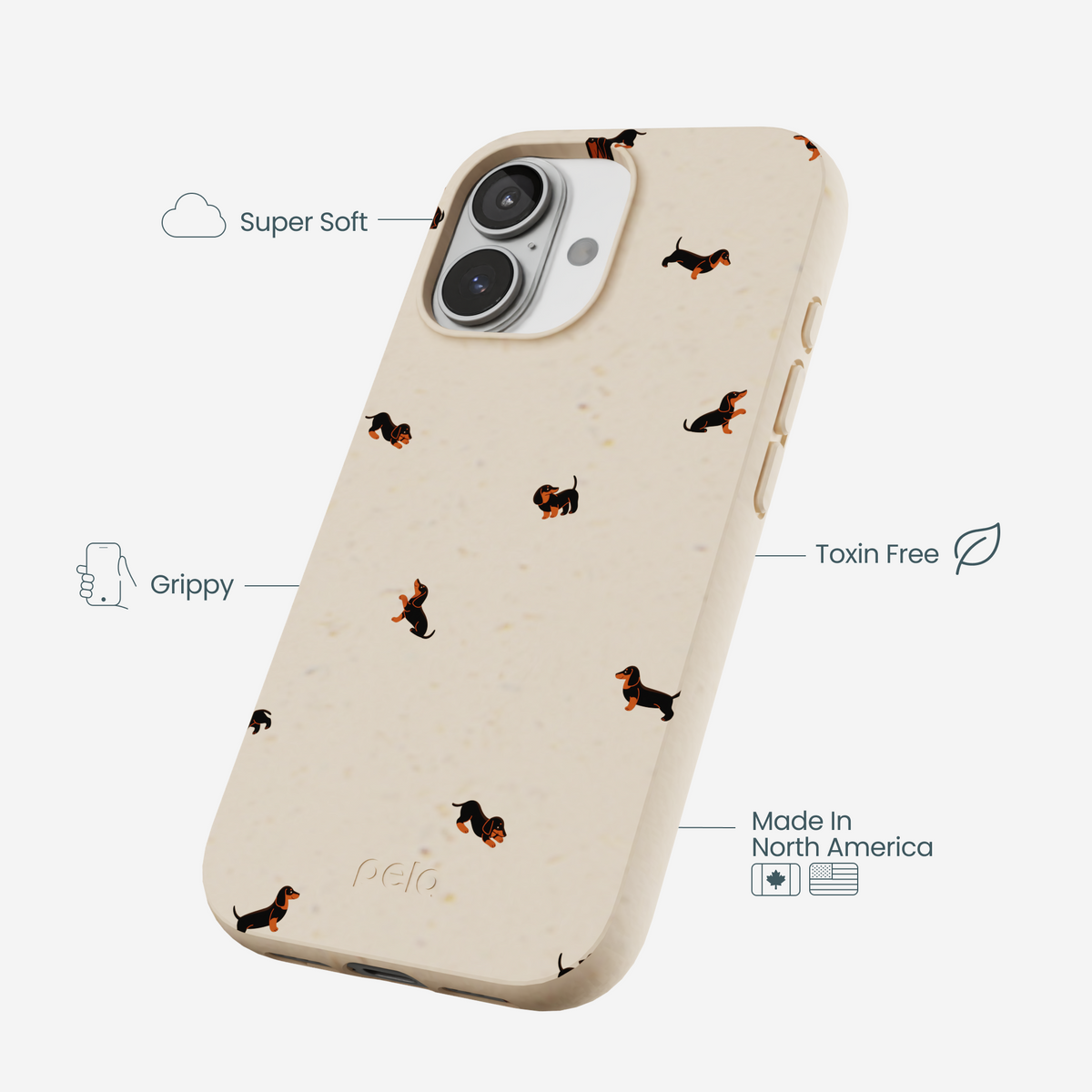 Seashell Lil Dachshunds iPhone 17 Case