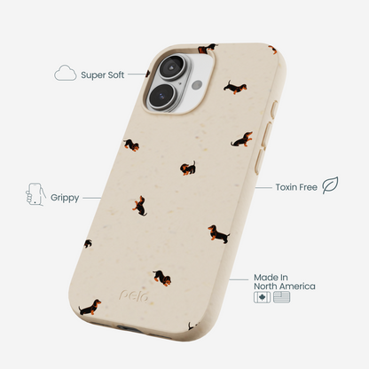 Seashell Lil Dachshunds iPhone 17 Case