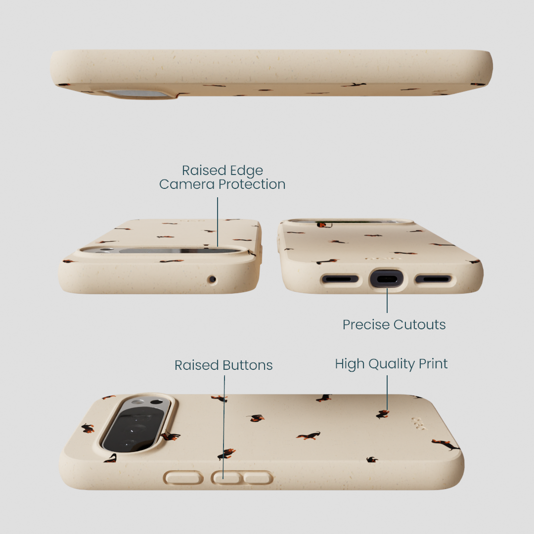 Seashell Lil Dachshunds Google Pixel 10 Pro XL Case