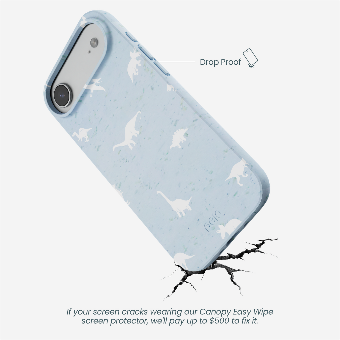 Powder Blue Lil Dinos iPhone Air Case