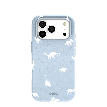 Powder Blue Lil Dinos iPhone 17 Pro Case