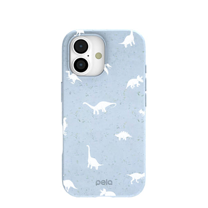 Powder Blue Lil Dinos iPhone 17 Case