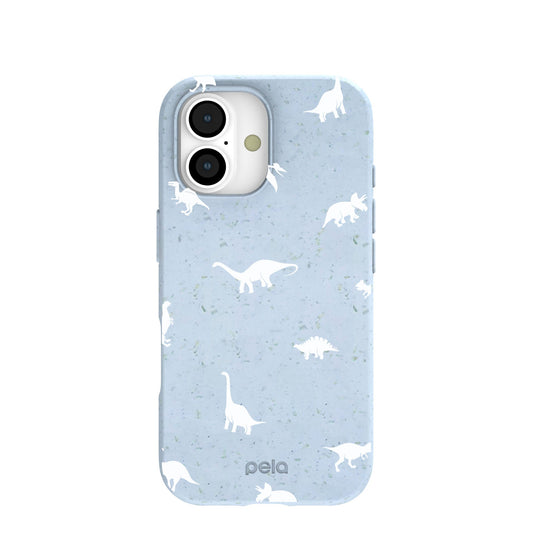 Powder Blue Lil Dinos iPhone 17 Case
